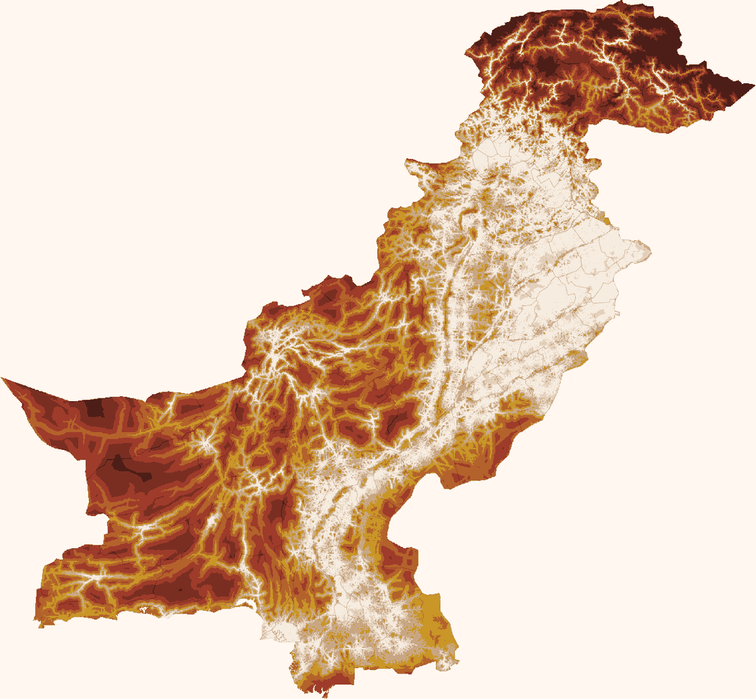 Travel time to the nearest health facility, motorised